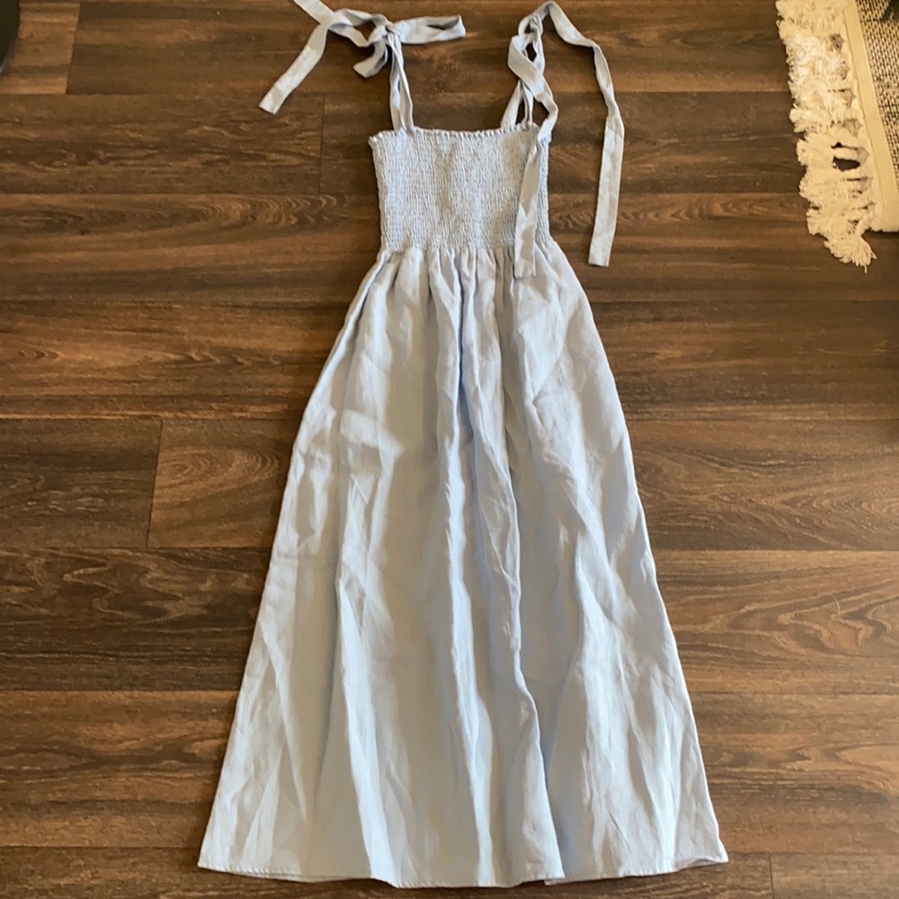 Reformation Blue Dress